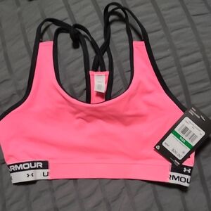 Under Armour Neon Pink Sports Bra